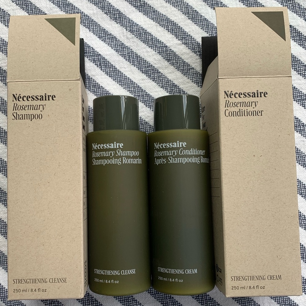 Necessaire Rosemary Shampoo + Conditioner Duo — Brand New + Unopened!